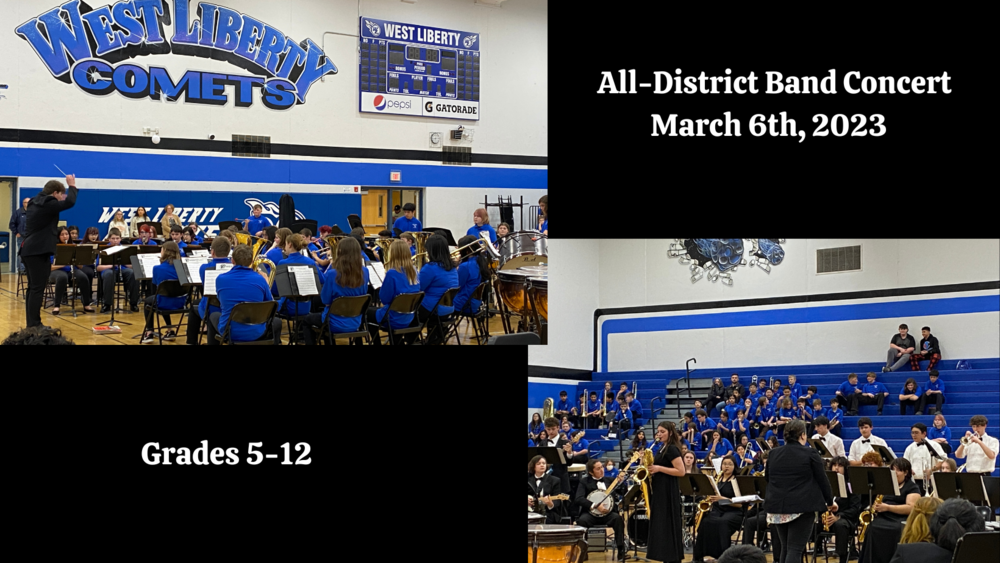 All-District Band Concert, Monday, March 6th
