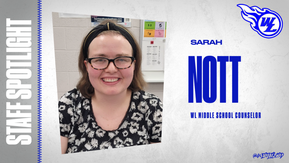 Sarah Nott, WL Middle School Counselor