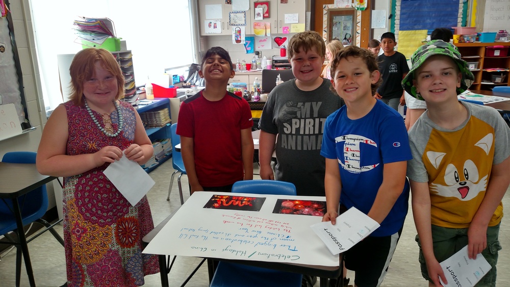3rd Grade Students learn about China