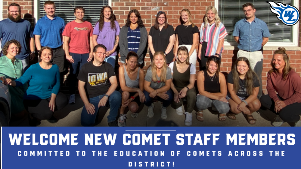 Welcome New Comet Staff Members