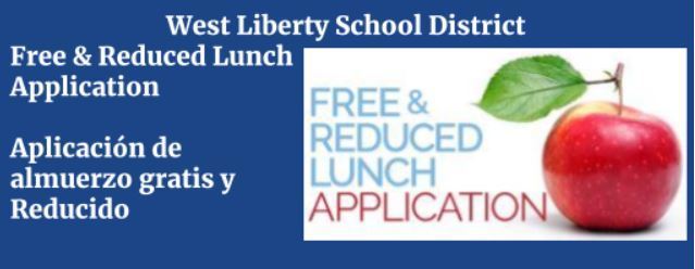 West Liberty Free and Reduced Lunch Application