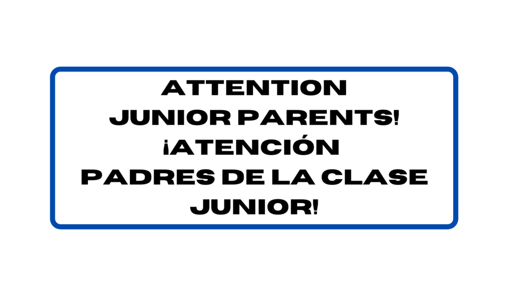 Attention Junior Parents!