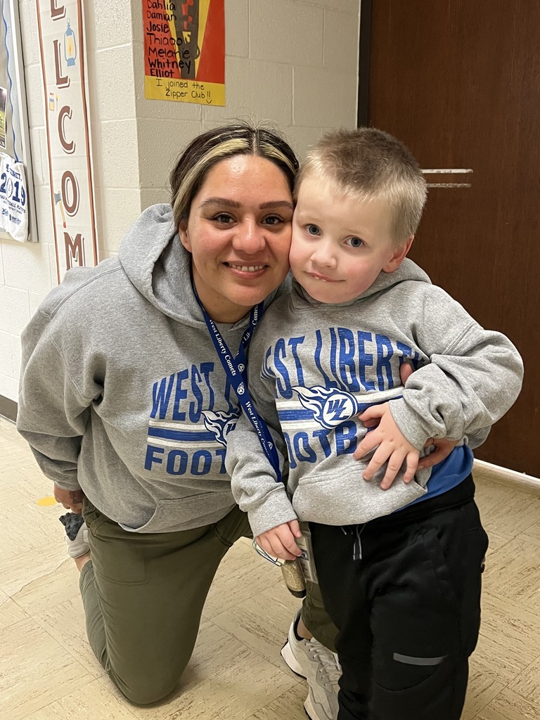 Mrs Murguia and her student, Easton Noble are matching today! 