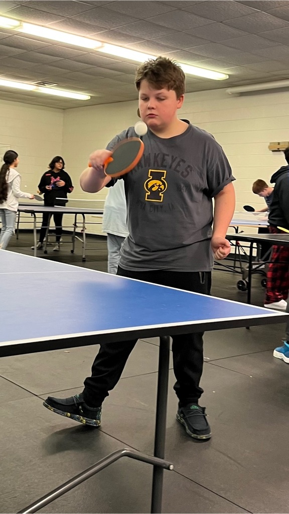 7th grade table tennis