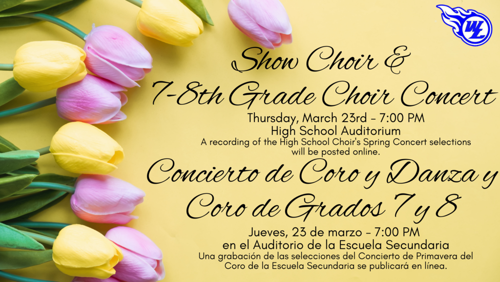 Show Choir and 7-8th Grade Choir Concert